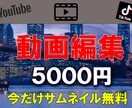 動画編集全般致します 今だけサムネイル無料！　丁寧に責任を持って作業します！ イメージ1