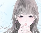 透明感のある大人かわいいイラストを描きます 色んな女の子の顔を描くのが好きなので一生懸命制作いたします イメージ4