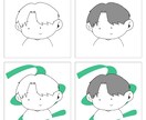 ふんわりころんと可愛いイラストをお描きします まるっとかわいい、あなただけの1枚を。 イメージ7