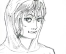 モノクロイラスト描きます 挿し絵調、アイコン風、似顔絵などを描いていきたいと思います。 イメージ8