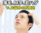 薄毛がグングン改善するとっておきの技法を教えます 頭頂部への気になる目線よ サヨウナラ！ イメージ1