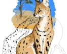 大切なペットを、温もりのあるイラストでお描きします 犬・猫・鳥・爬虫類など幅広く対応します。 イメージ1