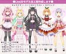 全工程！フルオーダーでLive2Dモデル制作します 安心の一括制作！こだわりのモデルでVtuberデビュー★ イメージ2