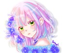 透明感のある女の子のSNSアイコン描きます 透明感のある儚い女の子アイコンをあなただけの世界観で描きます イメージ1
