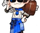全身ミニキャライラストお作りします SNS等のアイコンやスタンプにもご使用いただけます イメージ3