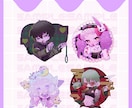 ポップでかわいいデフォルメアイコン作成します アイコンだけでなくグッズ化もおすすめです！ イメージ2