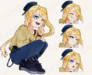 TRPG等に使えるキャラクター立ち絵を描きます キャラデザから一緒に考えていきます イメージ2
