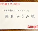 最短即日発送☆ 封筒・招待状・葉書の宛名書きます 師範資格あり！実績４,000枚以上☺︎ イメージ3