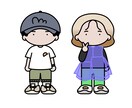 優しくポップでシンプルな絵柄の似顔絵を描きます SNSでの普段使いから特別な日まで、似顔絵をいかがでしょうか イメージ1