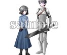 TRPGの立ち絵を2人描きます 鮮やかな色使いと立体感のあるタッチ イメージ4