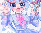 めっちゃかわいい♡かわいいアイコンや全身表描きます かわいいSDキャラや全身表、早めの納期で描きます！ イメージ6