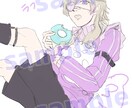 SNSなどで使用できるイラスト作成を承ります SNS、配信用画像、TRPG立ち絵など… イメージ5