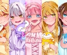 グッと目を引くイラスト作成します 様々なジャンルの魅力的なキャラクターをお描きします！ イメージ1
