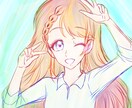 SNS映えする可愛い＆イケメンアイコン描けます 推したくなる顔描きますSNS映え出来るアイコン描けます！ イメージ3