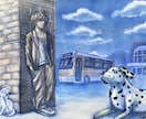カラーの一枚絵作成します キャラクター＋背景のデジタルイラスト イメージ8