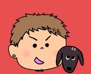 SNSなどの似顔絵ゆるい絵アイコン描きます ゆるいイラストでゆるい似顔絵描きます！ イメージ1