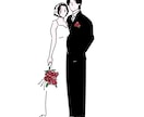 ゆるおしゃれなイラスト描きます 。ウェルカムボード等におすすめ！思い出の写真を優しい絵に。 イメージ7