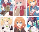 可愛い、綺麗なイラスト描きます ご期待に沿える一枚絵描きます！二次創作OK イメージ7