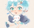 ゆるっと水彩風のSDキャラ・ミニキャラます 水彩風の滲みや画用紙のテクスチャのある、温かいタッチです！ イメージ5