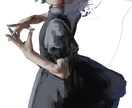 油絵風でアイコンイラスト描きます 二次利用/商用利用可！暗い絵が得意です！ イメージ5