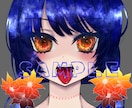 SNSアイコン受け付けます キレイでカワイクそしてダークちゃんなSNSアイコンでアピール イメージ1