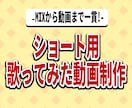 ショート歌ってみた制作いたします MIXから動画制作まで一貫でお任せ！ イメージ1