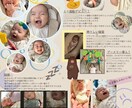 お子さまの成長を雑誌風にまとめます 忘れたくない思い出を雑誌風におまとめいたします。 イメージ3