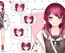 Live2Dモデルを制作します キャラデザからモデリングまで可愛く作ります！ イメージ4