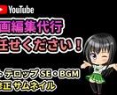 YouTubeの動画編集を高品質でお届けします 動画編集を高品質でお届け！サムネイル作成も承ります！ イメージ1