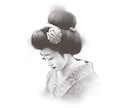 昭和のプロマイド風の似顔絵を描きます リアルなのに手描きのあたたかさ イメージ3