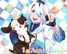 一緒に作成！ご希望の用途のイラスト描きます オリジナルキャラクターやVtuverさんのアイコンや一枚絵に イメージ1