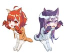 アイコン・グッズイラストなど制作します 人物だけでなく、背景を入れることも可能です！ イメージ5