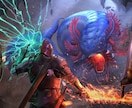 クリーチャー、モンスターイラストを制作します リアルタッチのフルカラークリーチャー、モンスターイラスト イメージ2