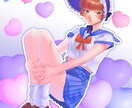 厚塗り風イラスト描きます エモいイラストをサムネイルなどに イメージ5