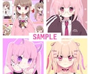 可愛いアニメ風イラスト作成します 病みかわいい、萌えかわいいイラストが得意です！ イメージ2