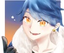 SNSアイコン、イラスト描きます 配信やSNS、等で使用できるアイコンかきます！ イメージ2