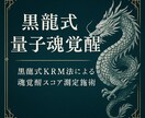 黒龍覚醒共鳴測定《魂スコア解析と秘儀施術》します 黒龍式量子魂覚醒●黒龍式KRM法による魂覚醒スコア測定施術● イメージ3