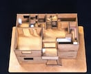 家の図面から1/100の家の模型を作ります 1.5ｍｍ木材またはMDF材で製作いたします。 イメージ6