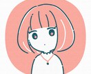 おしゃれな配色でふんわり似顔絵を描きます プロがあなただけのオリジナルアイコンを描きます イメージ2