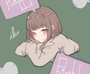 SNS用可愛いキャラクターアイコン描きます 商用可〇可愛い女の子を描くのが得意です。 イメージ6