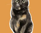 猫ちゃんの似顔絵描きます 愛猫の温もり、そのままイラストに！プレゼントにも！ イメージ3