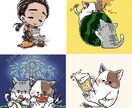 ゆるかわ、柔らかいタッチのLINEスタンプ描きます オリジナルLINEスタンプで、より楽しいやり取りを♪ イメージ6