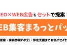 SEO×WEB広告/WEB集客まるごと提案します SEOに強いサイトを作りながらWEB広告で足元の売上増も実現 イメージ1