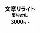 文章を読みやすくリライト・要約します スピーディーに文章を整えます。 イメージ1