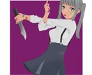 SNS用アイコン・イラストを描きます 中性的なテイスト、女の子が得意です【最速２日納品】 イメージ3