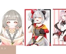 アイコン、立ち絵、可愛いイラスト描きます 可愛いイラスト、VTuberキャラ立ち絵制作どうですか？ イメージ9