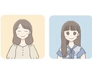 柔らかい漫画チックなアイコン描きます あなただけのアイコンをお描きします イメージ10