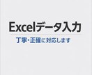 Excelデータ入力・表整理を丁寧に対応します 正確・丁寧なExcelデータ入力対応 イメージ1