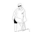 イラストレーターが色んなタッチで似顔絵を描きます 商用OK！修正無制限！背景透過無料！文字入れ無料！ イメージ1