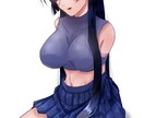 あなた好みの欠損キャライラストかきます 欠損好きによる欠損好きのための欠損キャラ1枚絵VTuber イメージ5